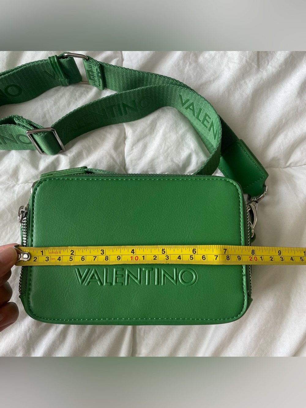 Valentino by Mario Valentino Spa Green Logo Belt Bag - Picture 2 of 16